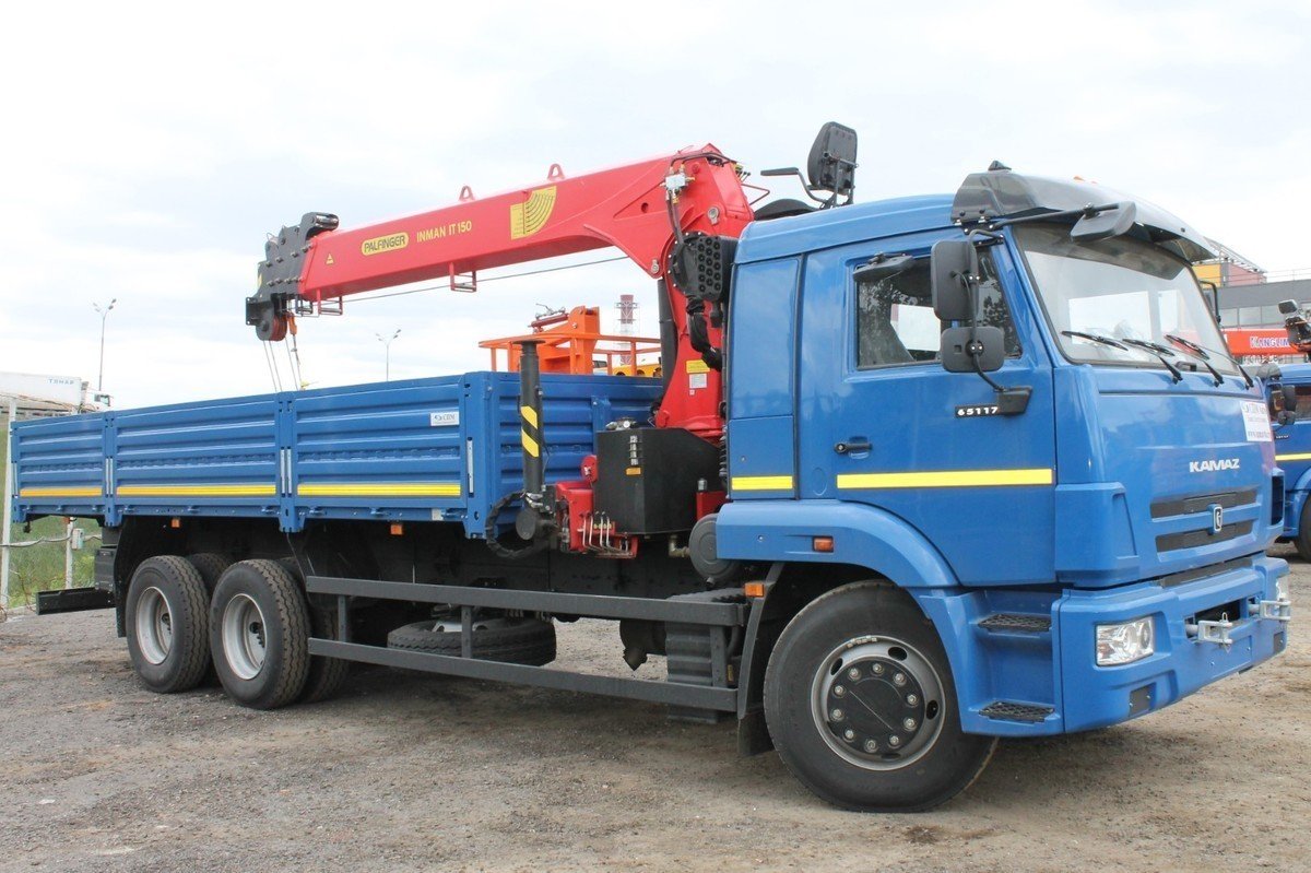 КАМАЗ 65117 С манипулятором