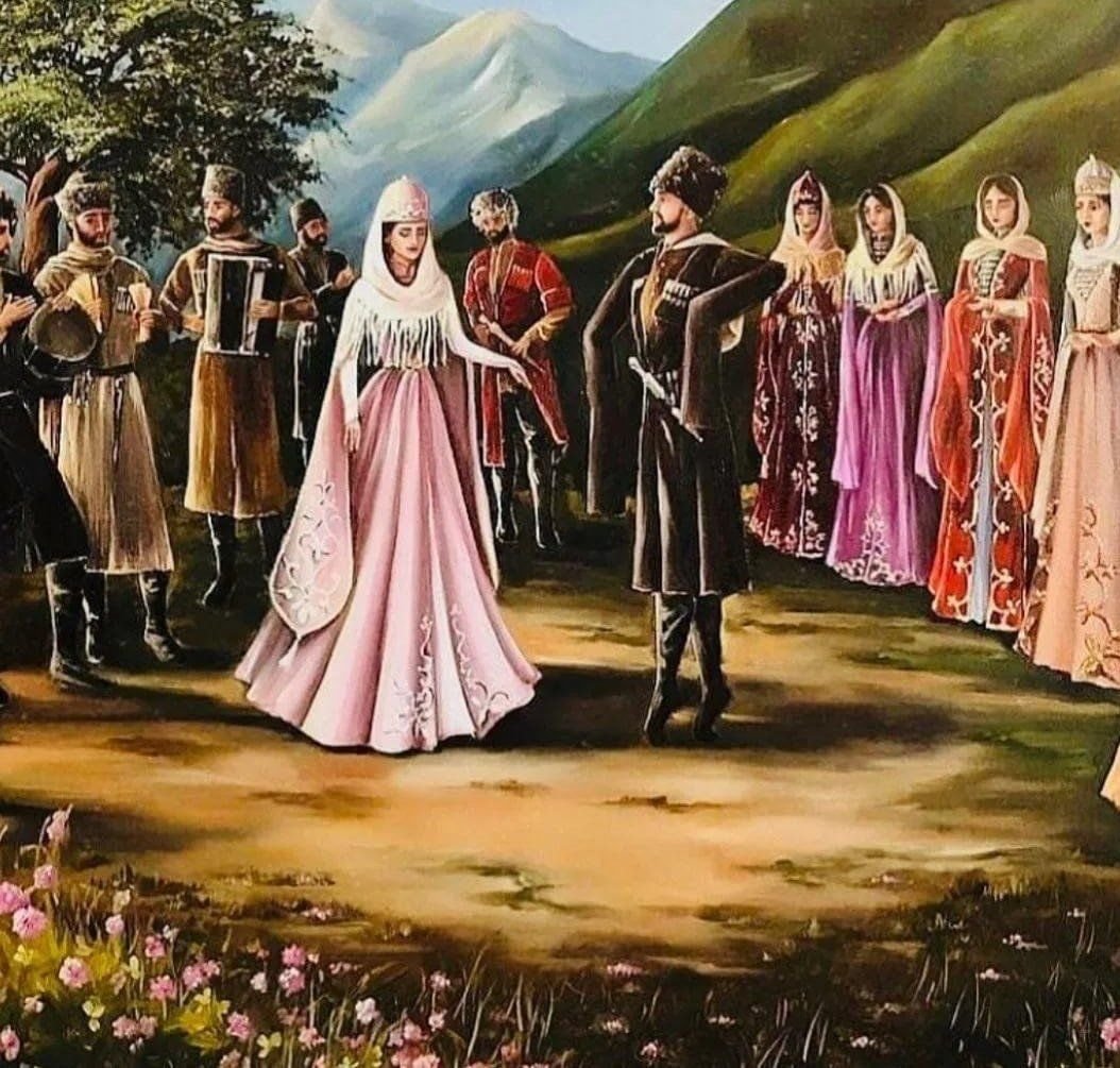 Кабардинская семья