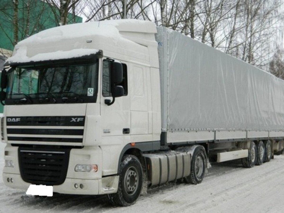 Даф 105 с полуприцепом