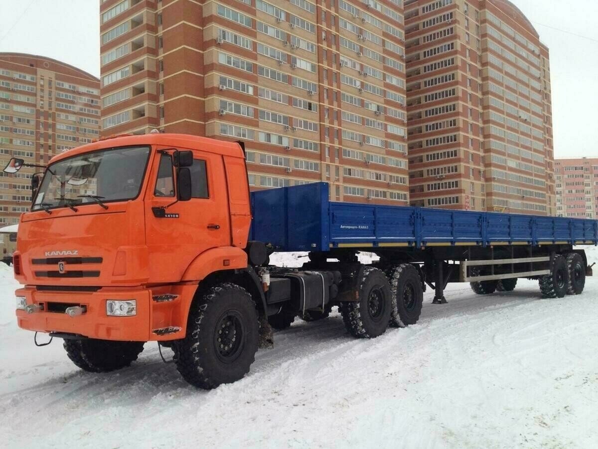 Длинномер-вездеход КАМАЗ - 12 метров
