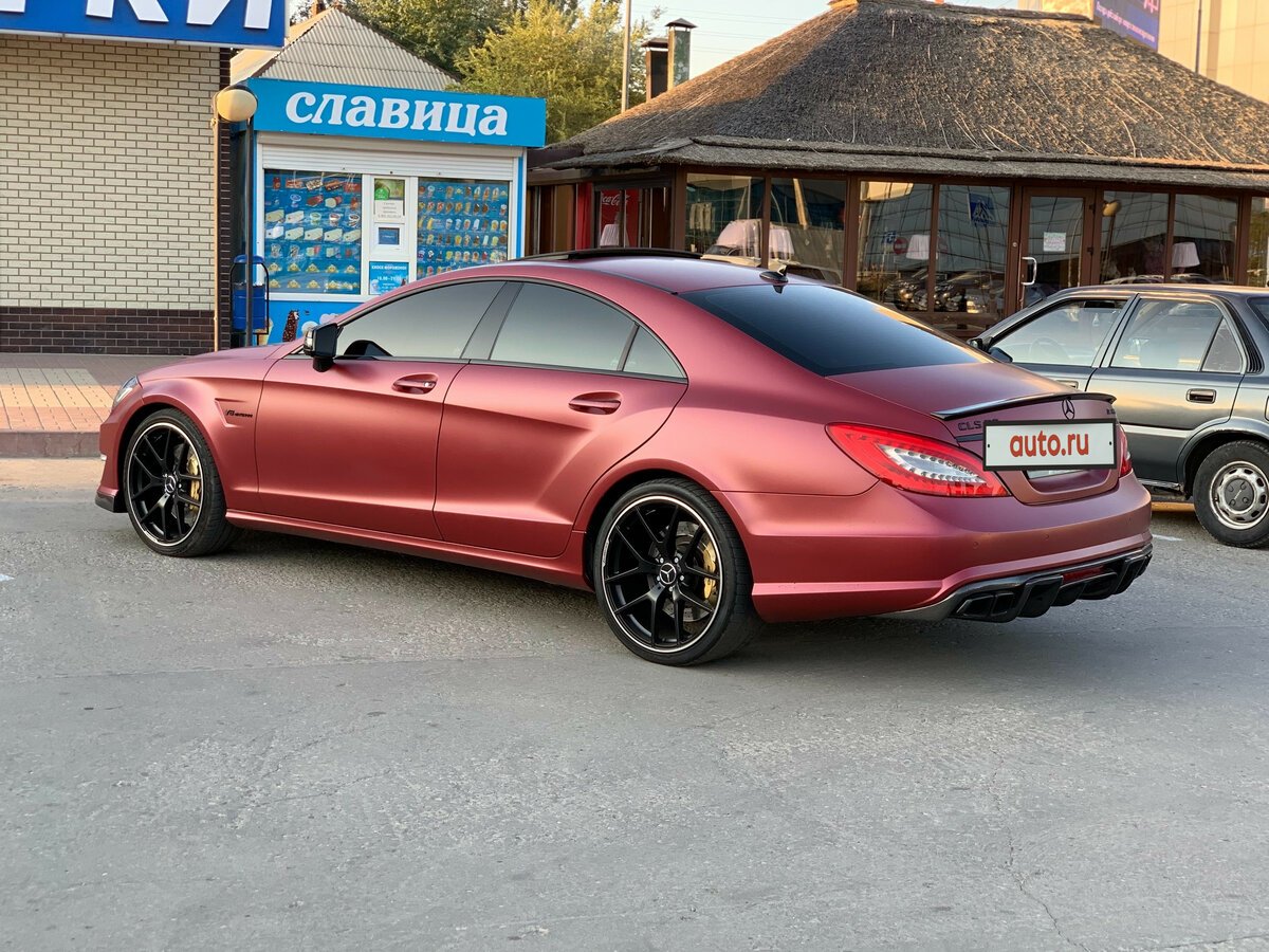 Мерседес CLS 63 AMG красный