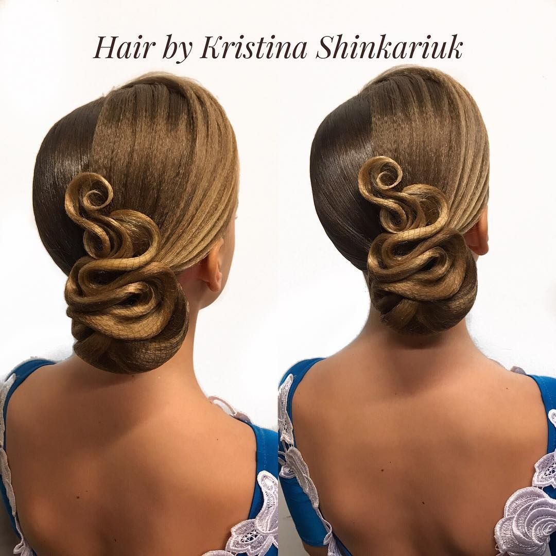 Бальные прически на длинные волосы