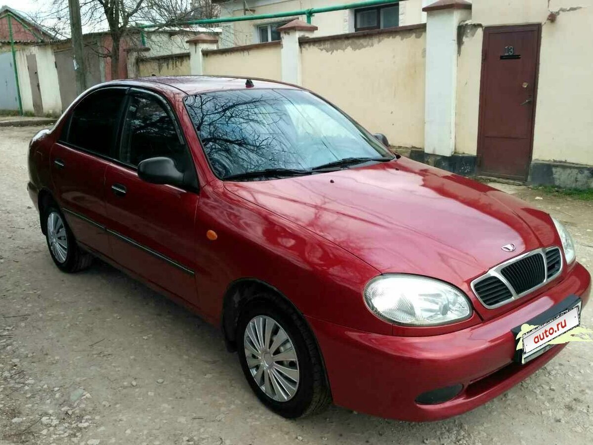 Бордовый Daewoo Ланос