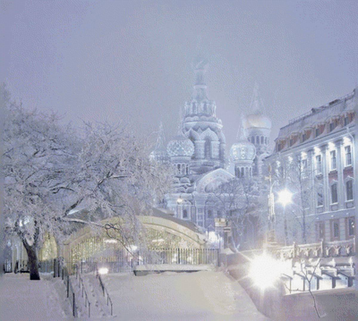 Санкт-Петербург зима спас