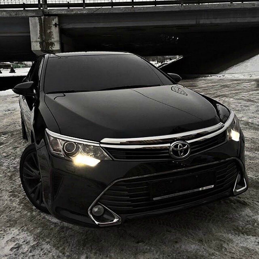 Toyota Camry v55 черная бункер