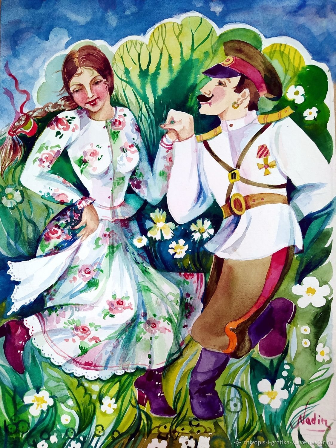 Художник Надежда Щебуняева казачки Донские