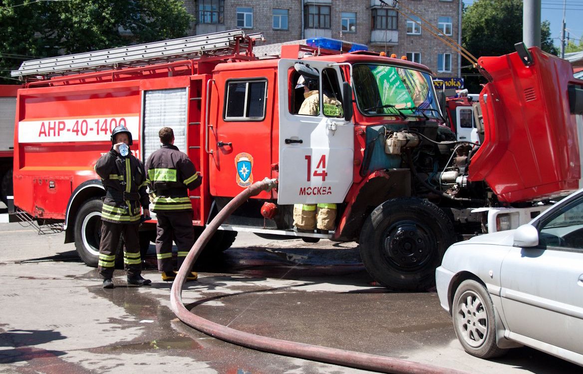 Пожарный насосно-рукавный автомобиль