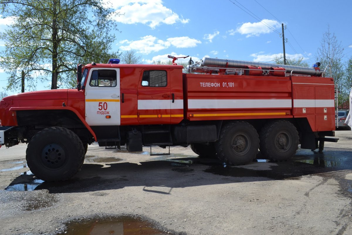 Новые пожарные автомобили