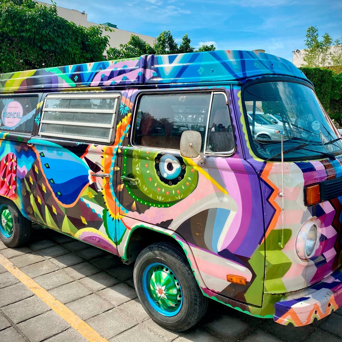 Volkswagen фургон хиппи
