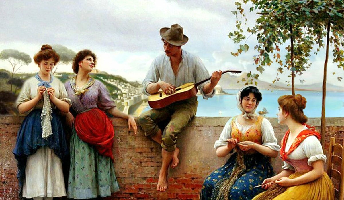 Эжен де Блаас Серенада 1910