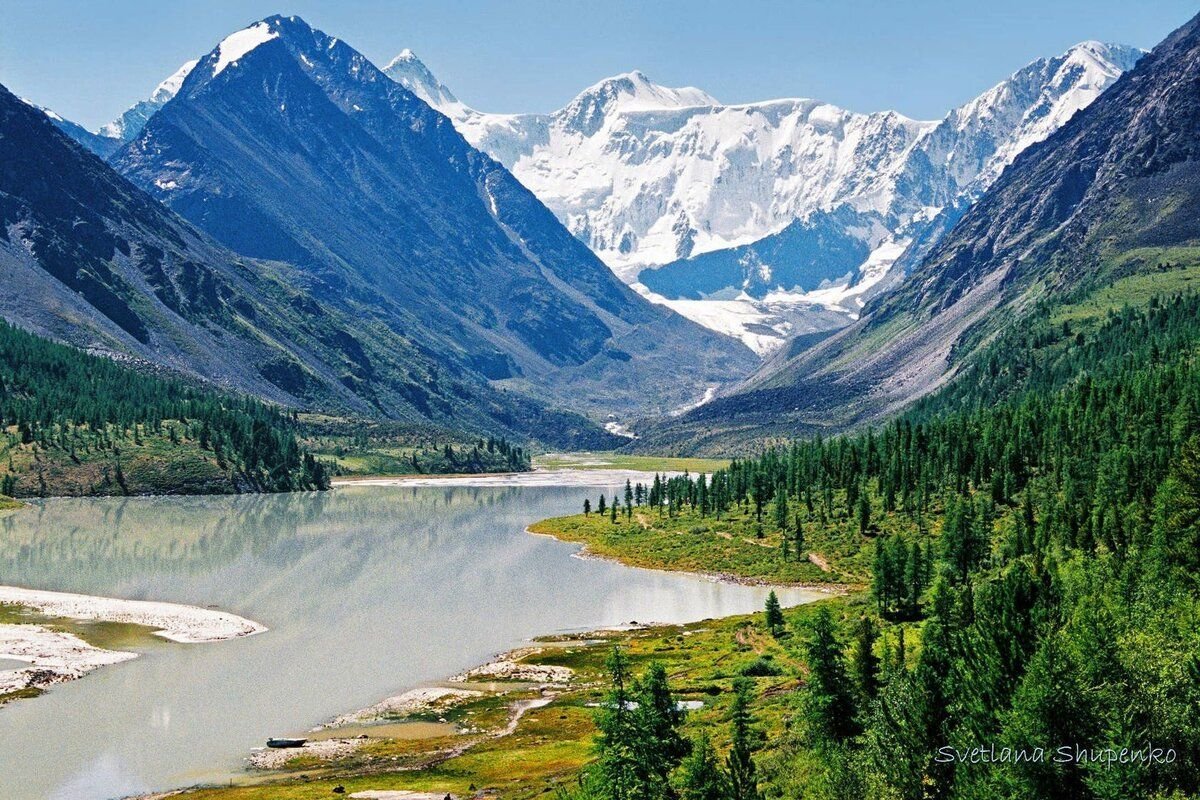 Гора Белуха, горный Алтай