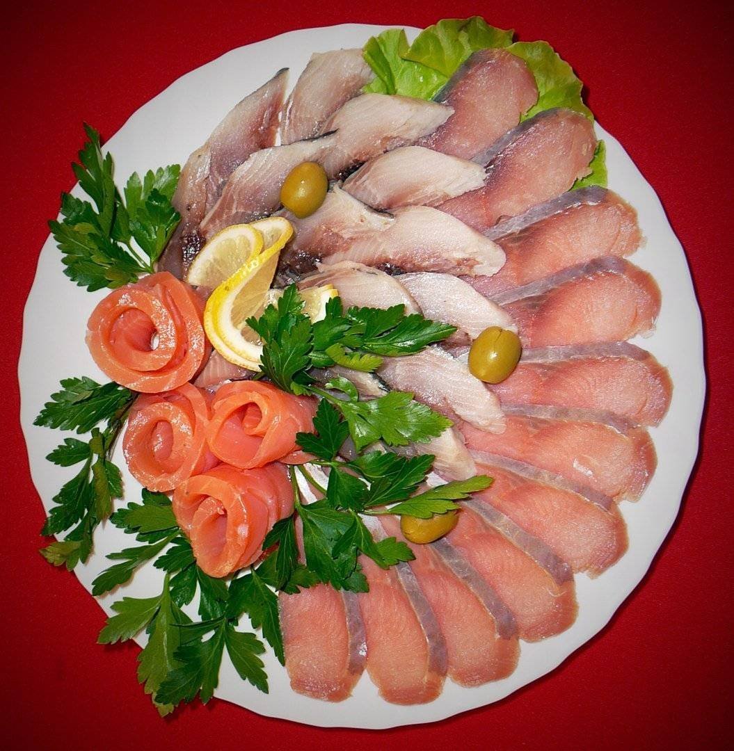 Красивая мясная нарезка