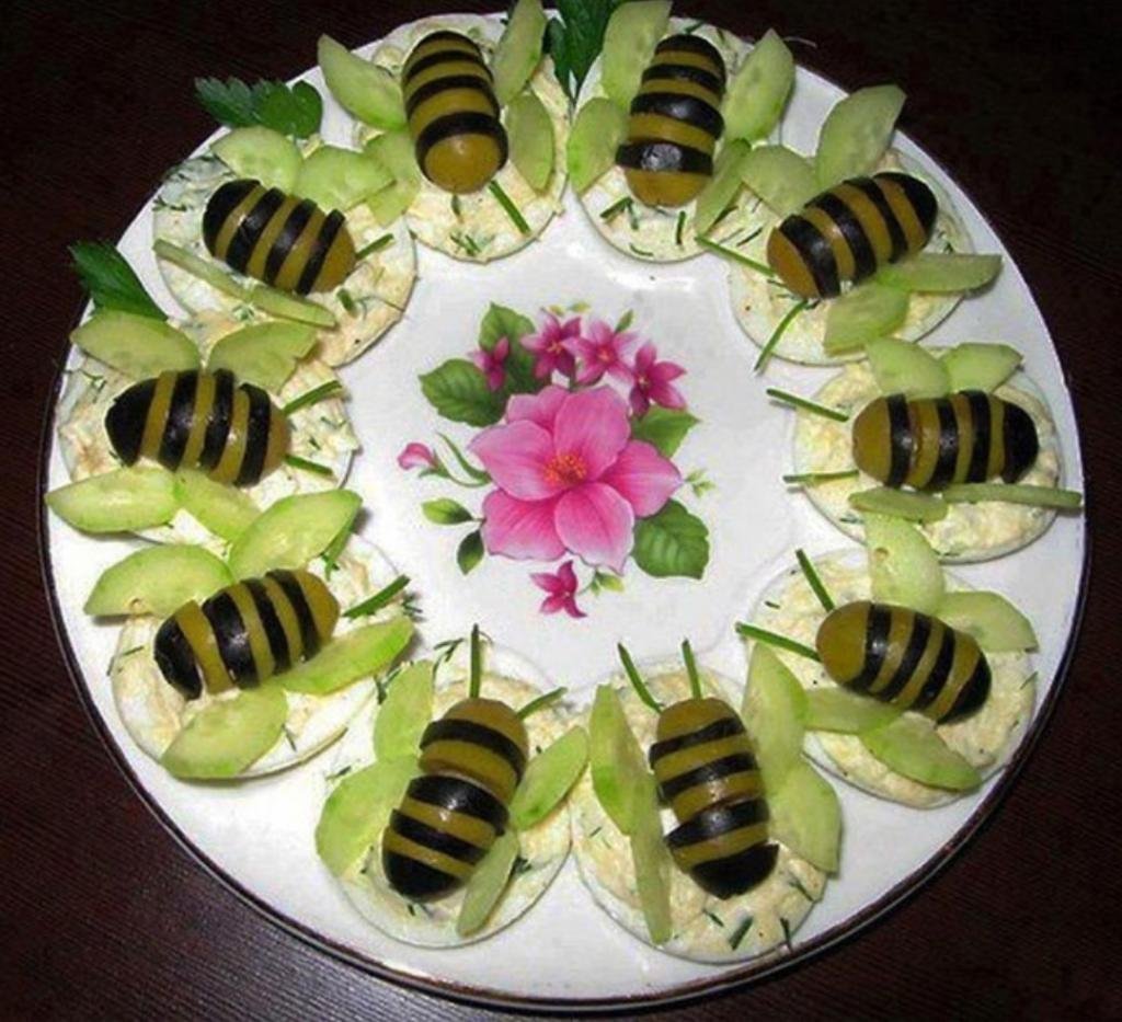 Необычные украшения блюд