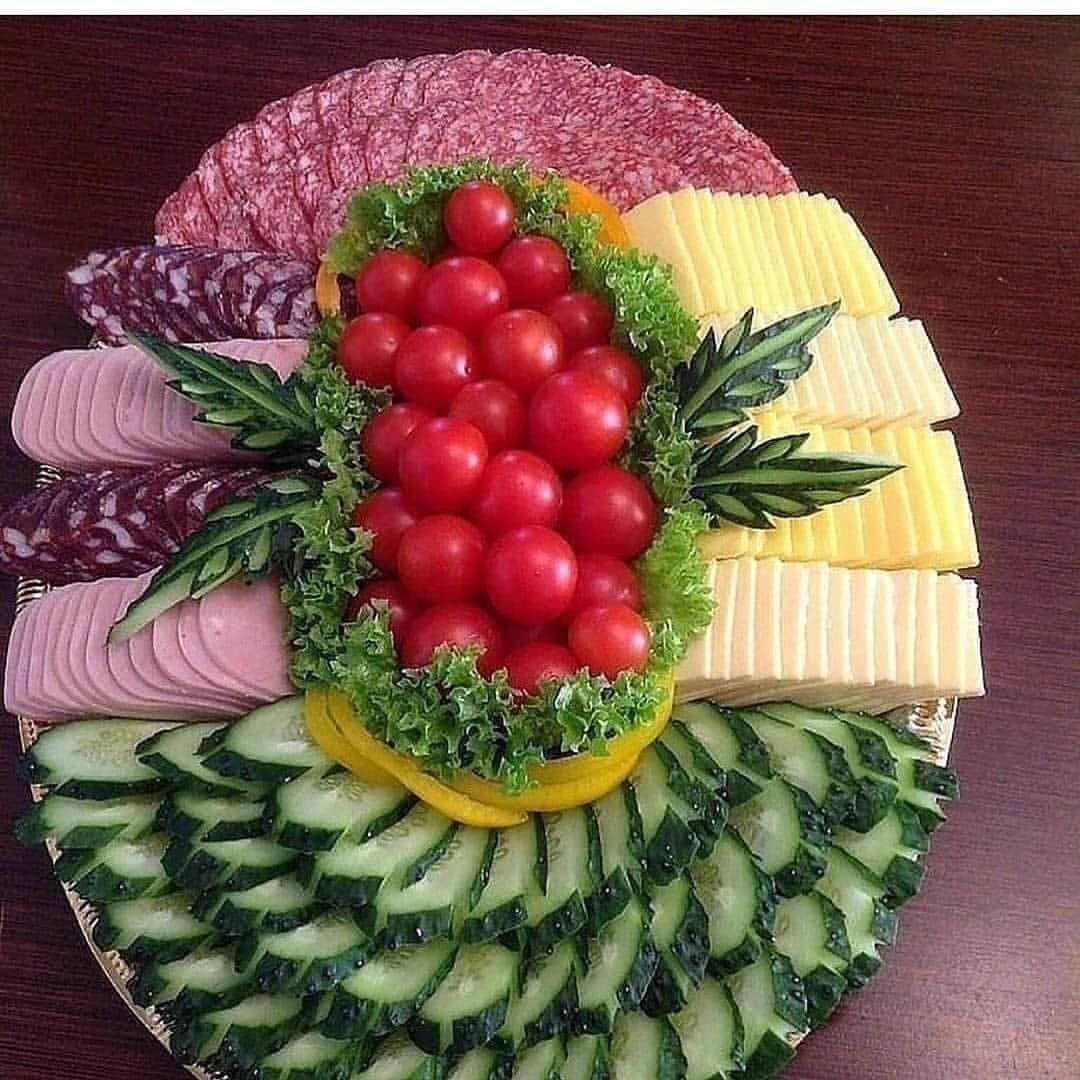 Красивые нарезки на праздничный стол