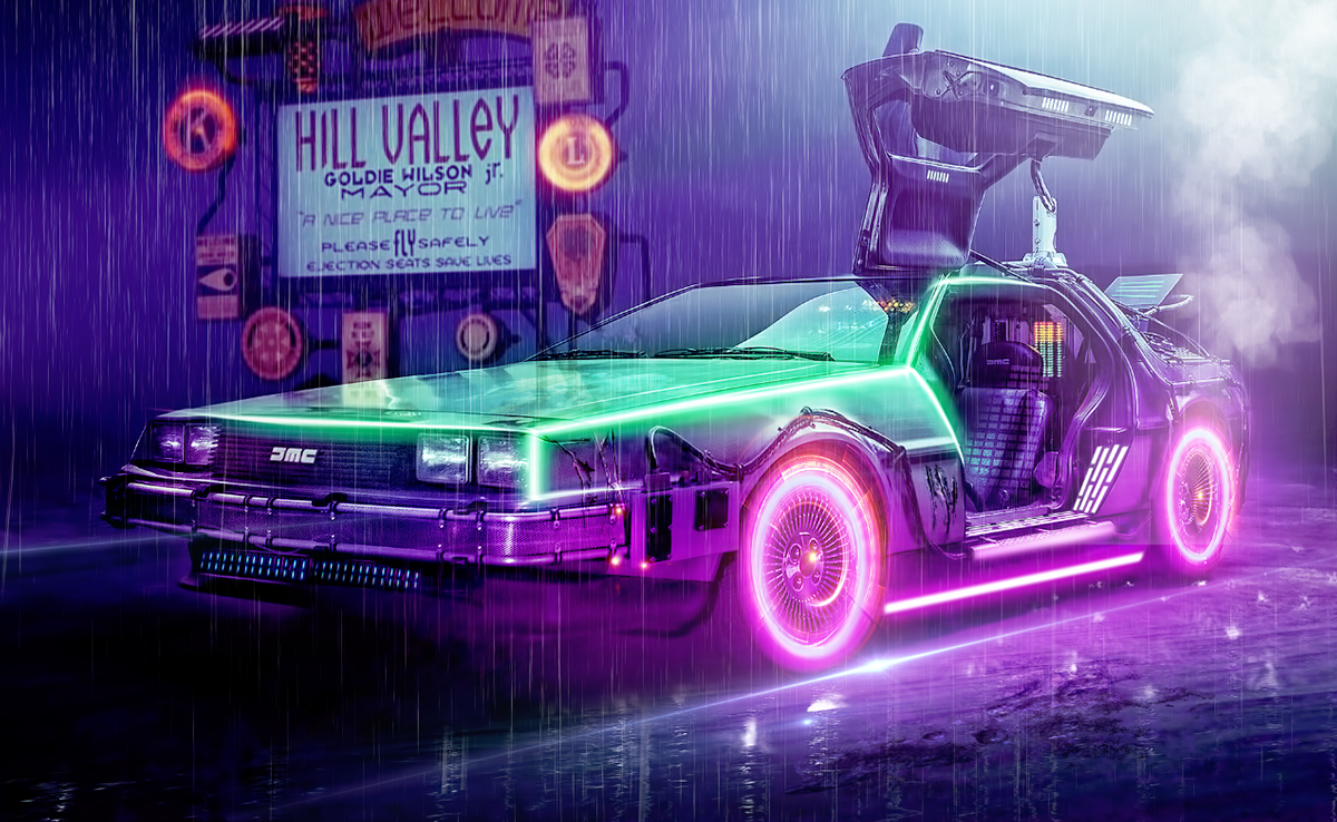 Делориан киберпанк 2077