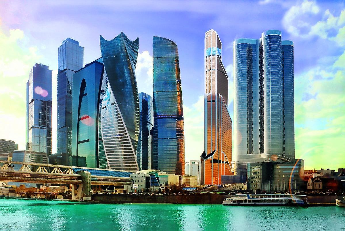 Небоскребы Москва Сити