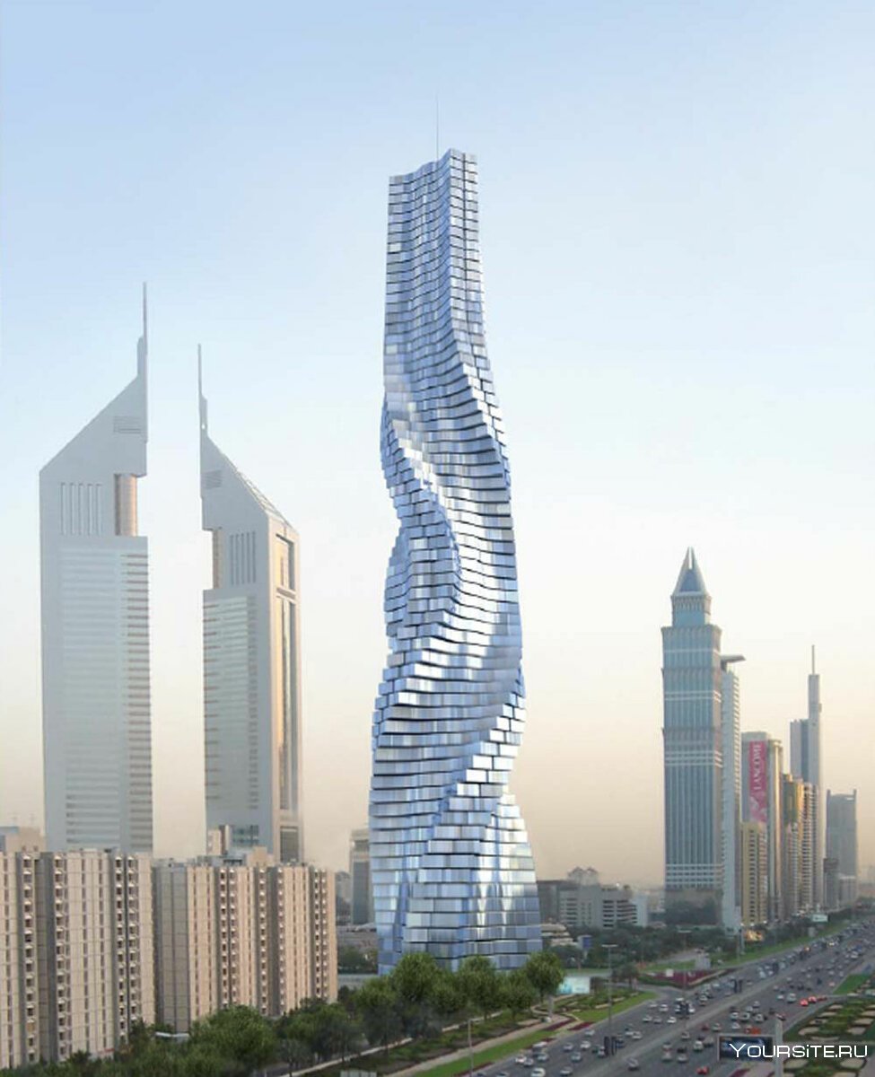 Вращающийся небоскреб. Dynamic Tower. Дубай, ОАЭ