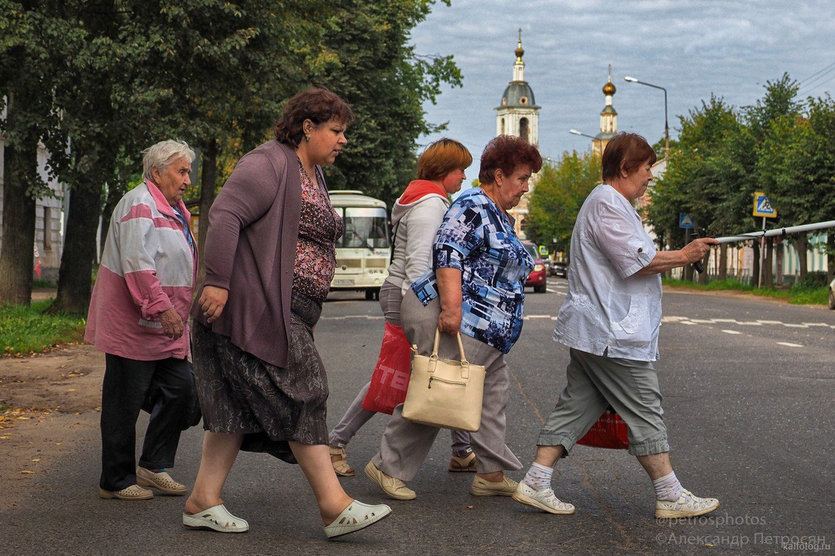 Жители Российской глубинки