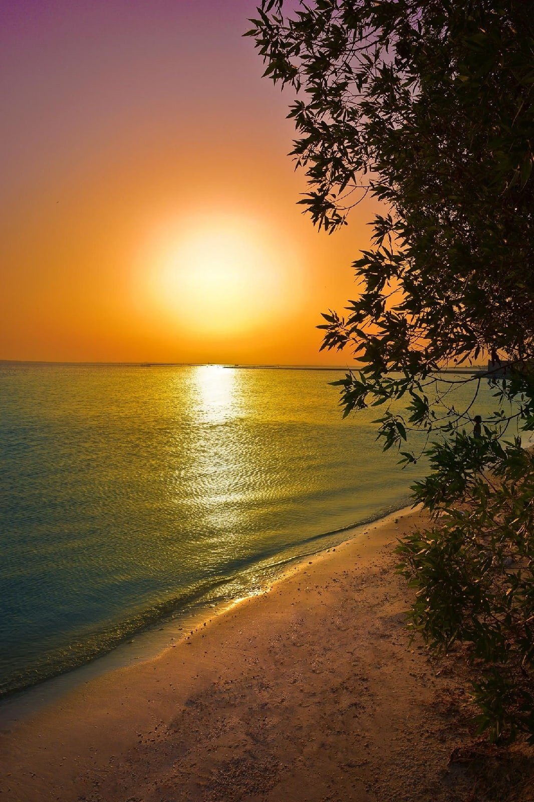 Рассвет на море