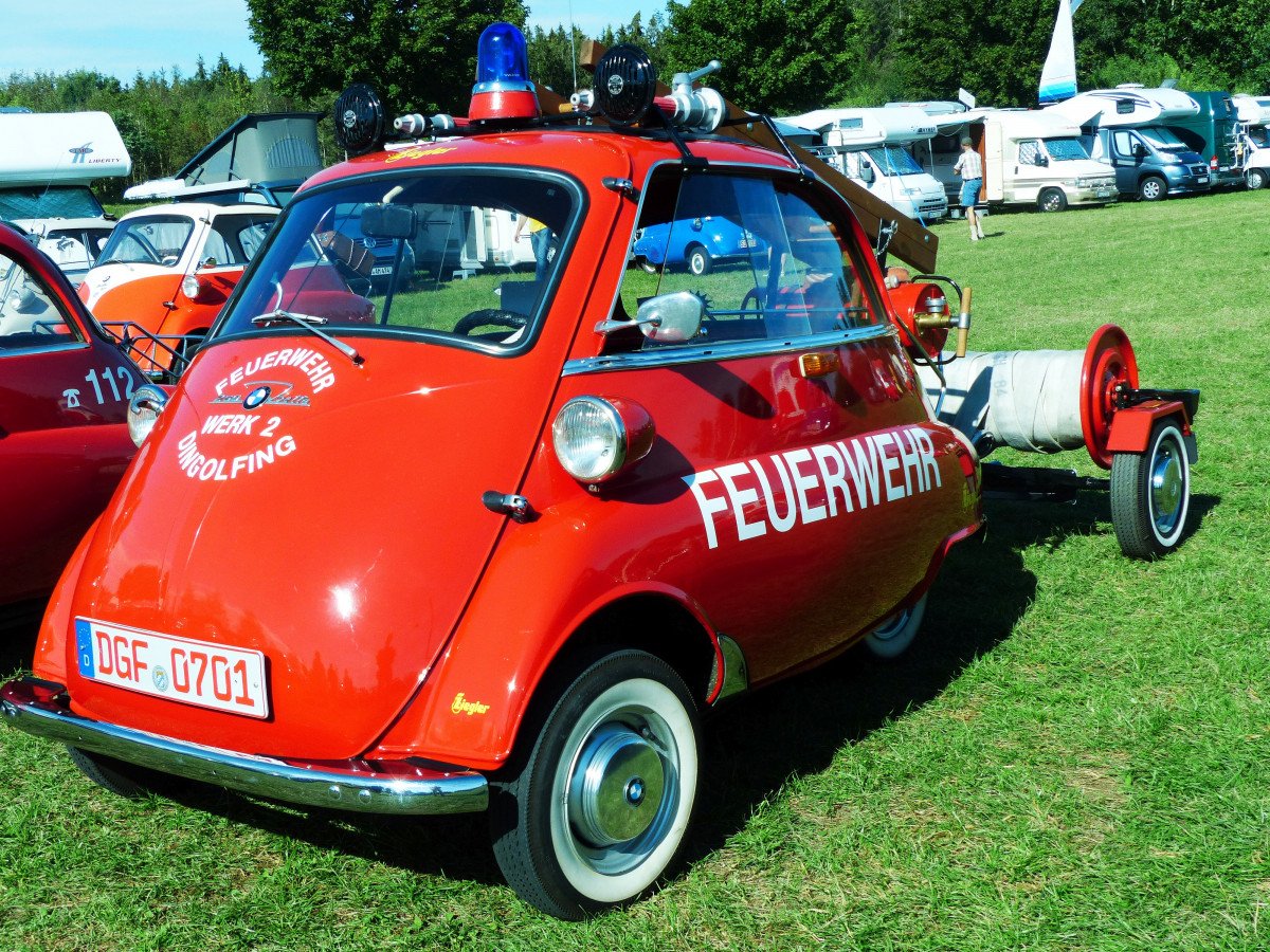 BMW Isetta Fire