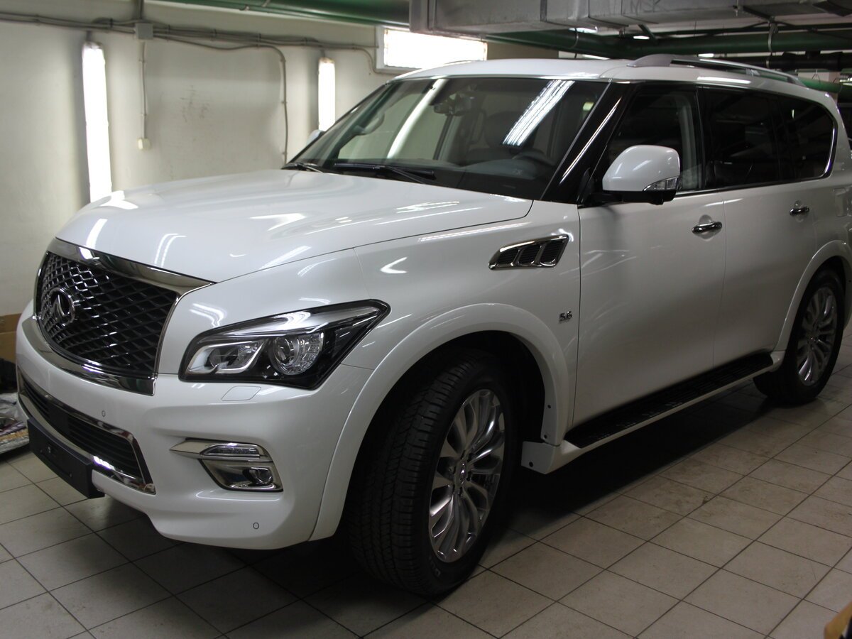 Infiniti qx80 белый
