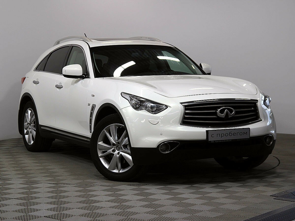 Инфинити qx70 2014 белый