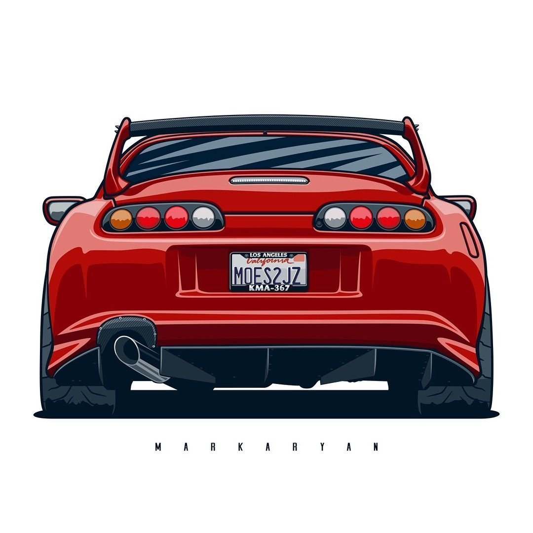 Toyota Supra mk4.Art
