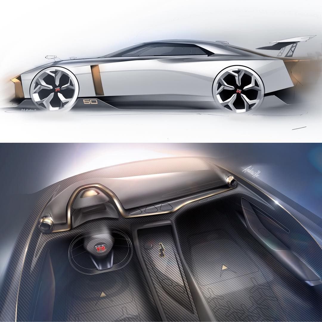 Nissan GTR 50 Sketch