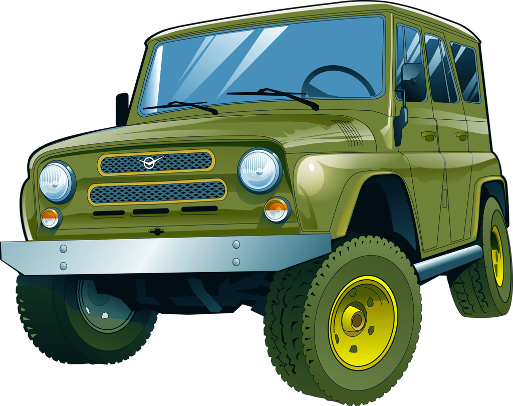 UAZ 469 вектор
