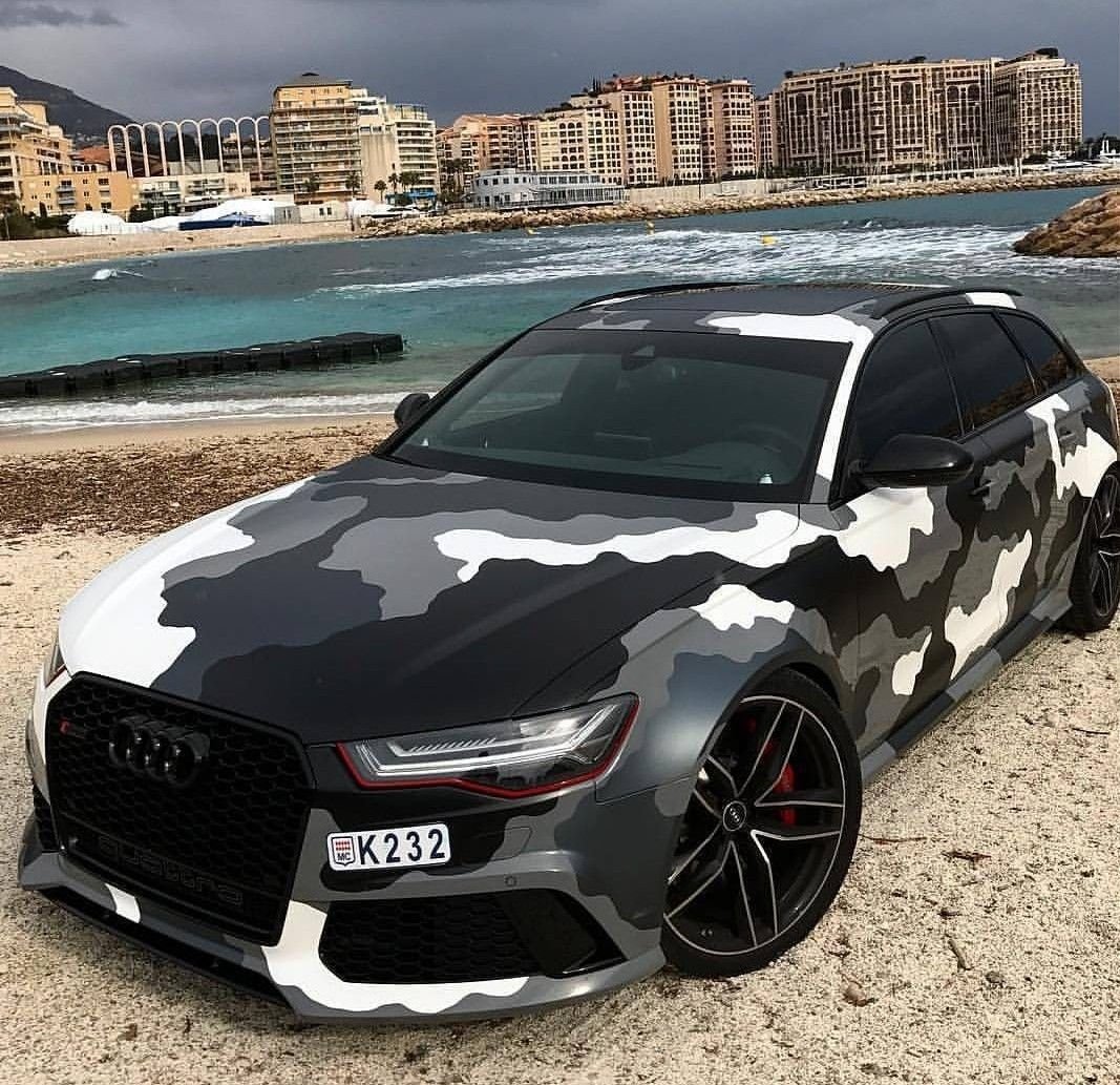 Audi rs6 avant камуфляж