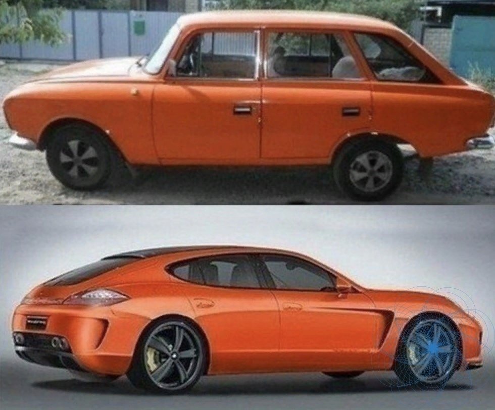ИЖ Комби и Порше