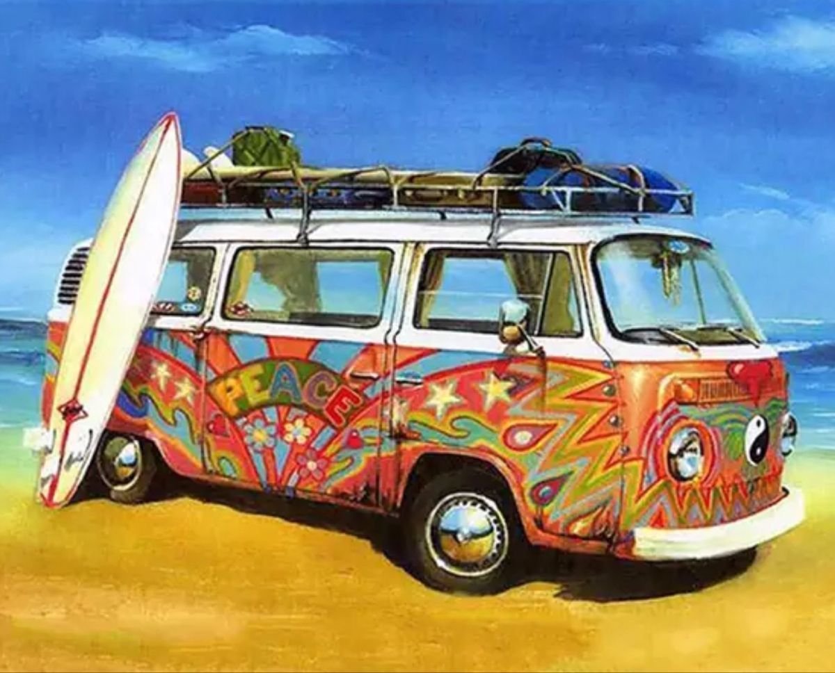 Volkswagen т1 хиппи