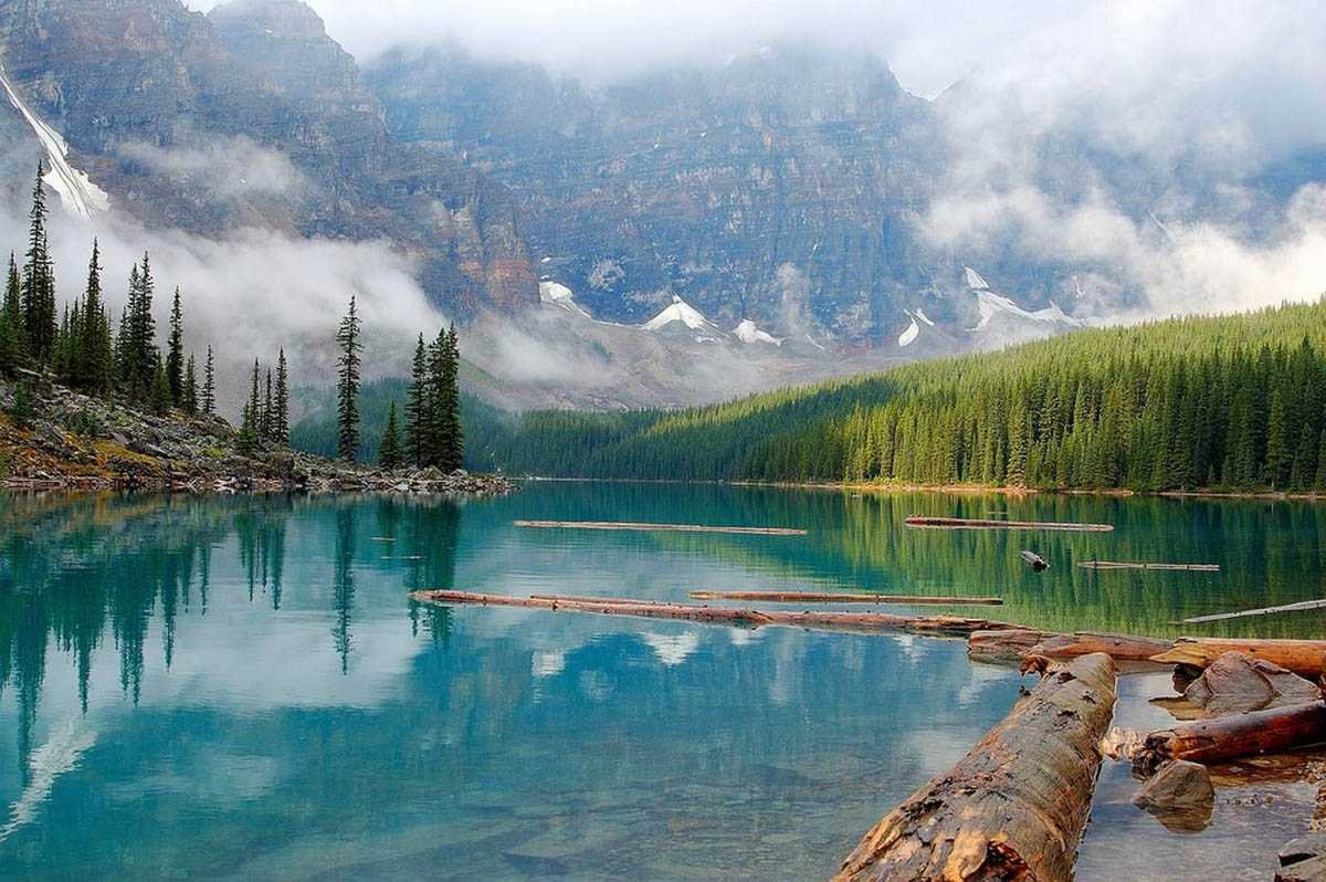 Озеро Moraine Канада