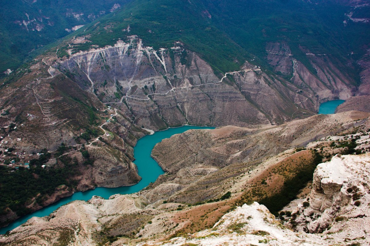 Сулакский каньон в Дагестане