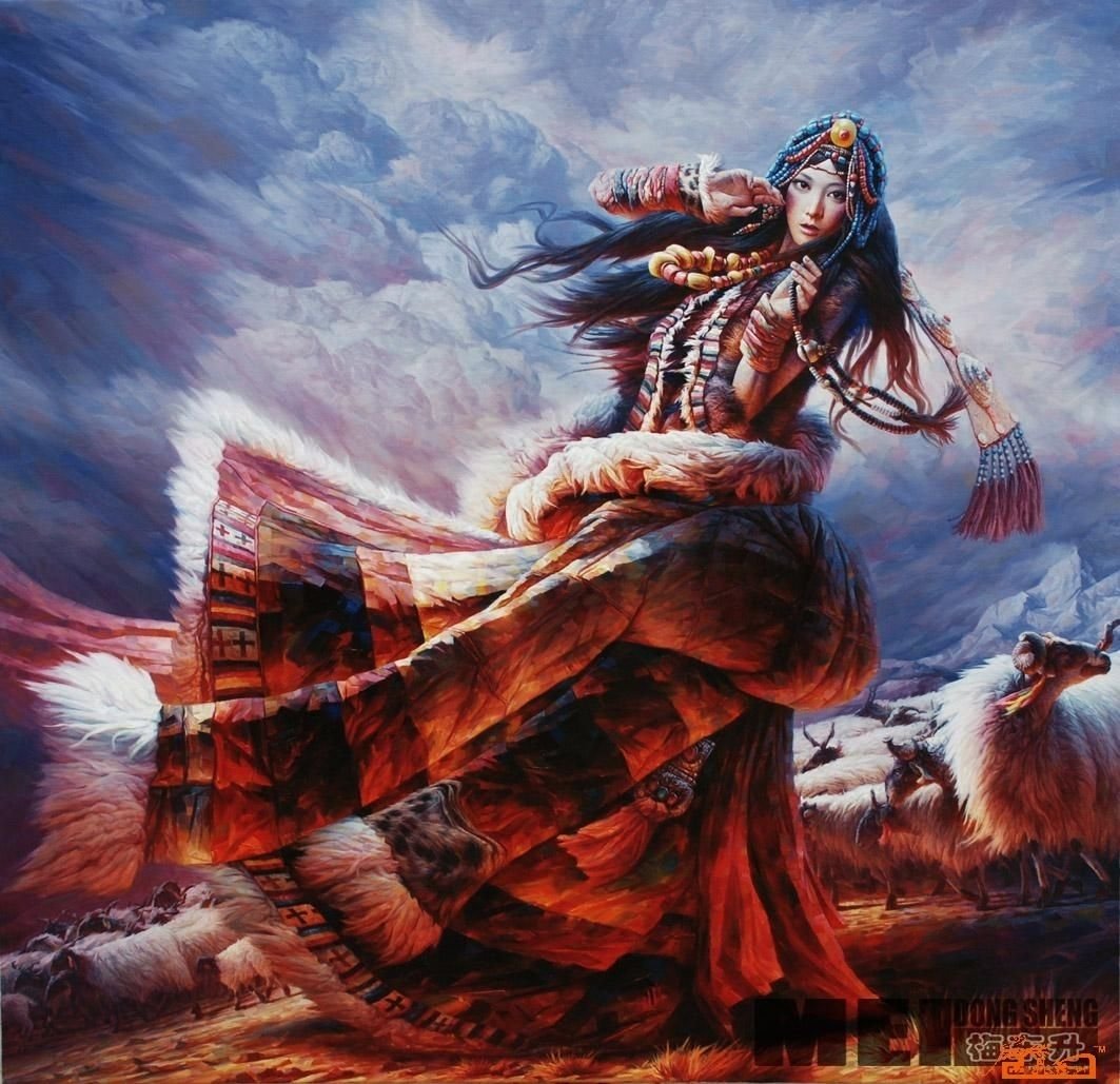 Китайский художник Mei Dongsheng (Мэй Дуншэн)