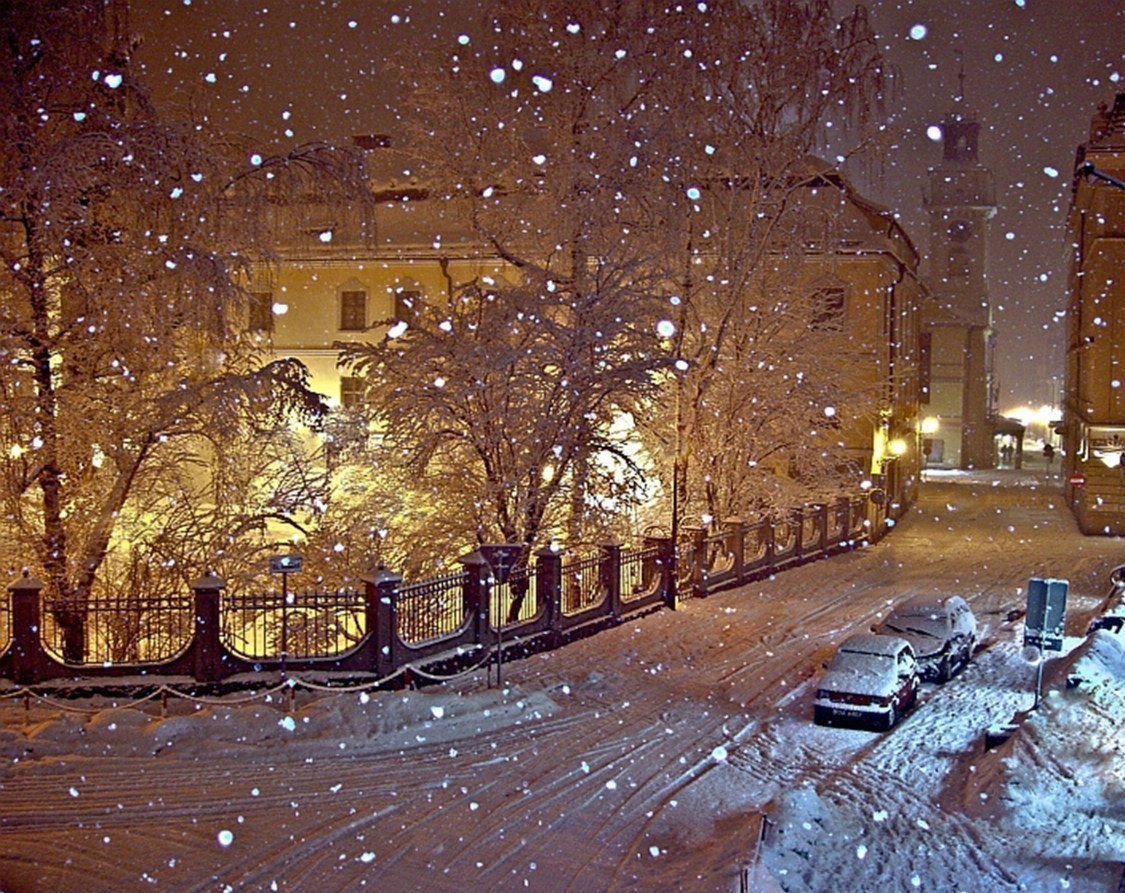 Падающий снег