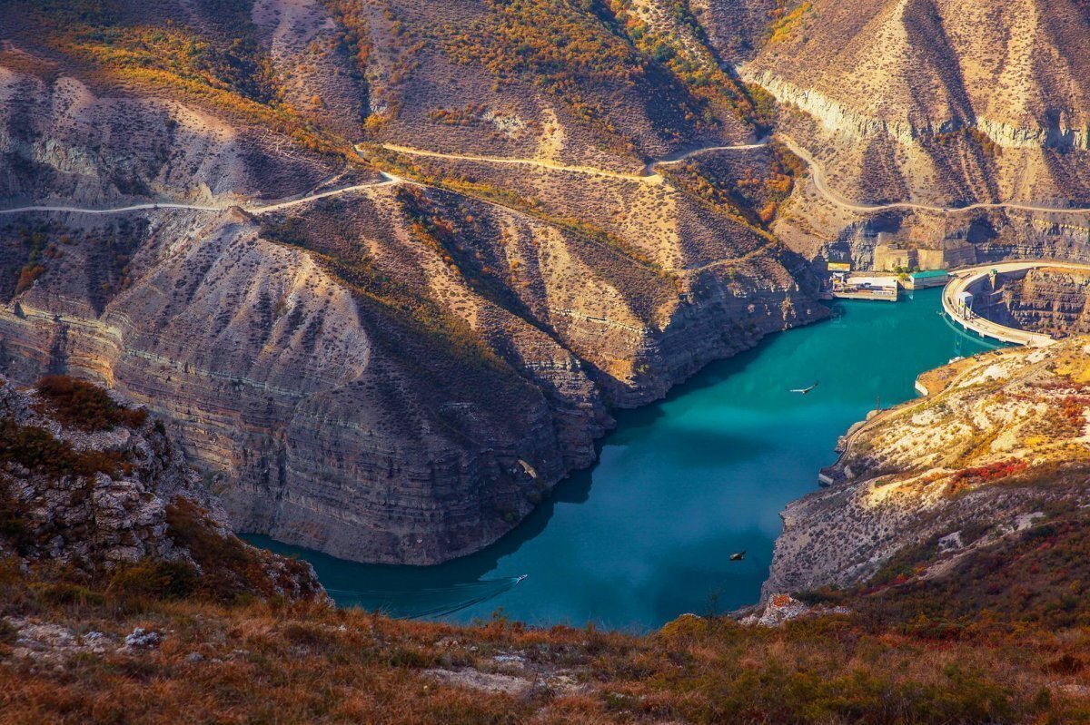 Чиркейская ГЭС Сулакский каньон