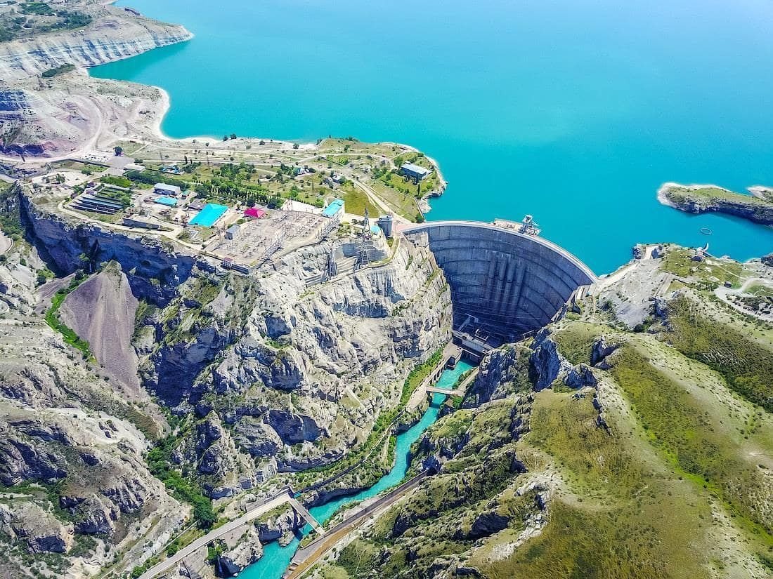 Чиркейская ГЭС Сулакский каньон