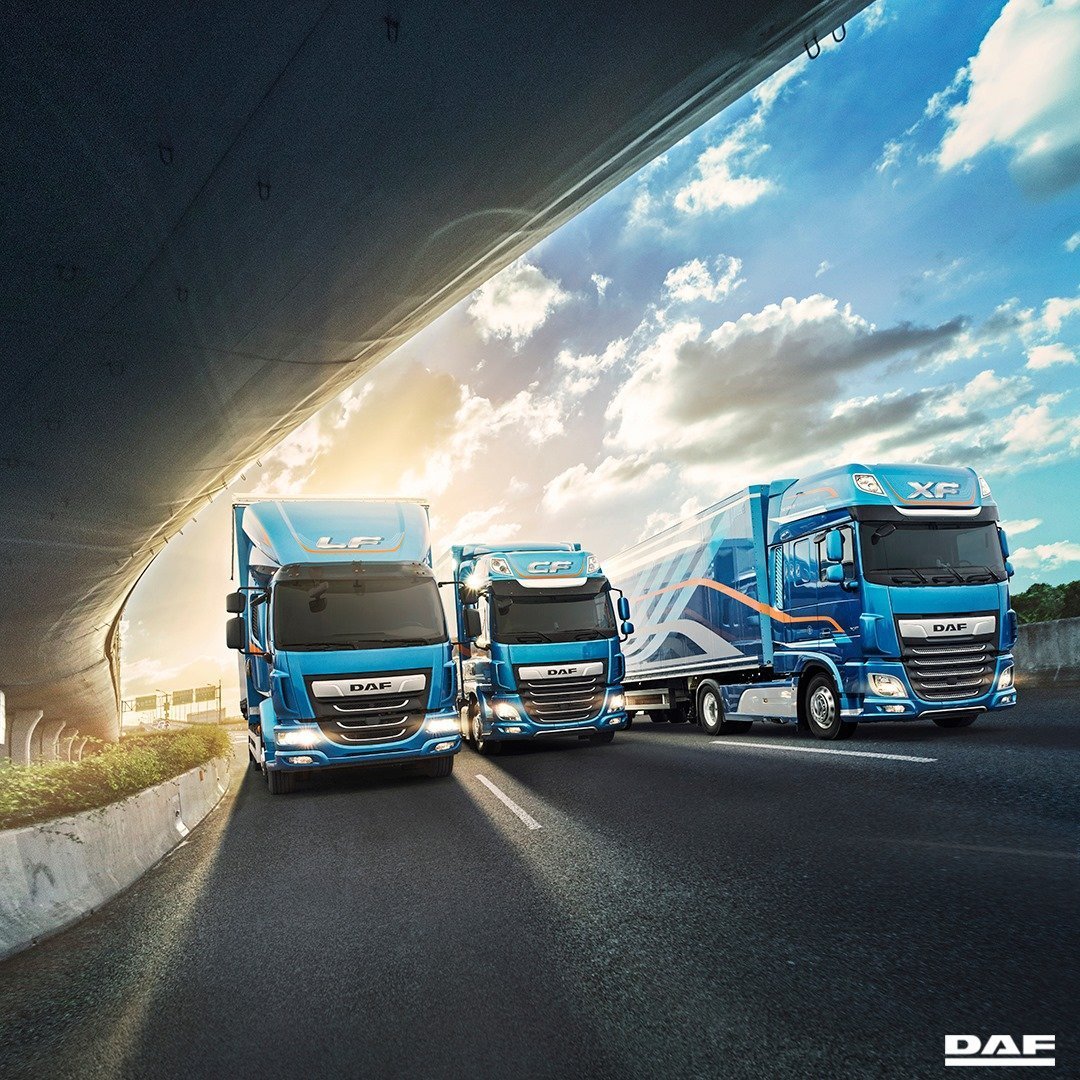 Грузовике DAF груз 4 октября