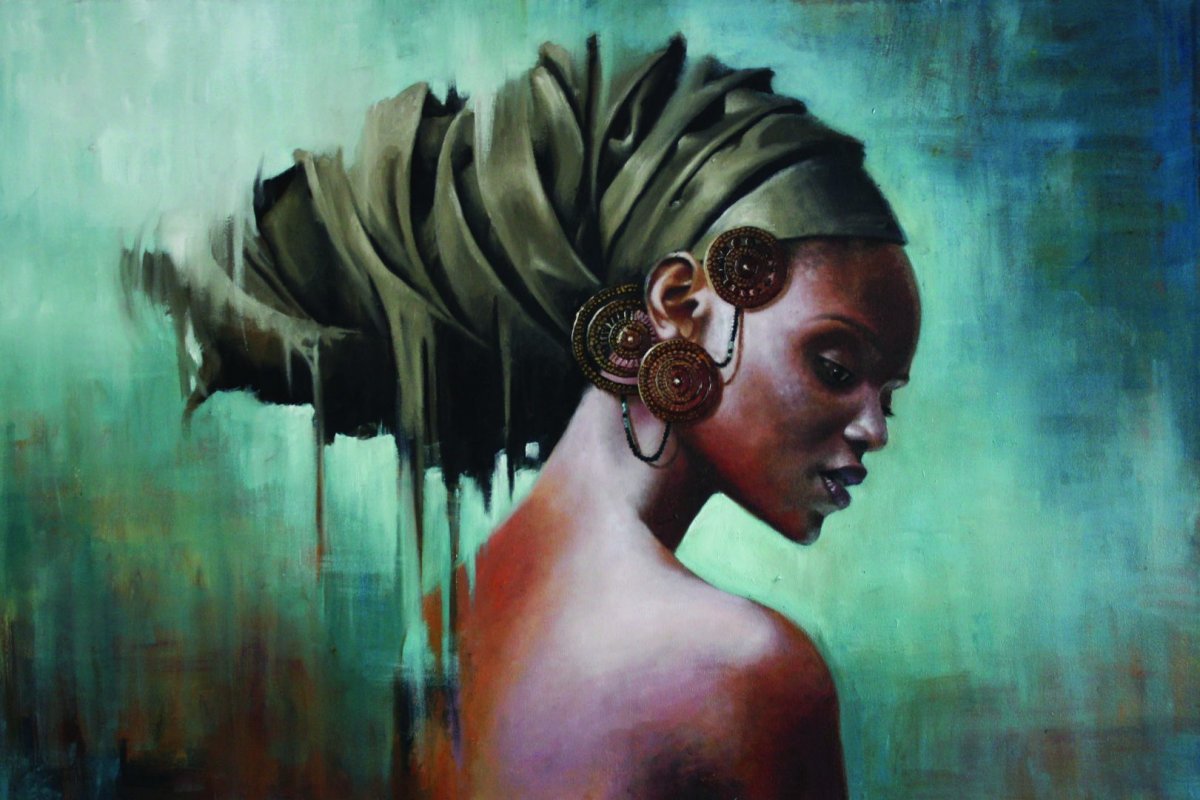Южноафриканский художник. Loyiso Mkize