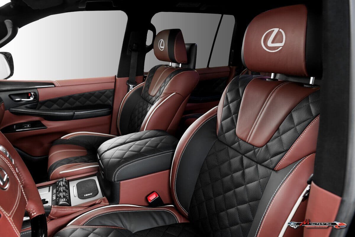 Пошив салона алькантарой Maybach 62s