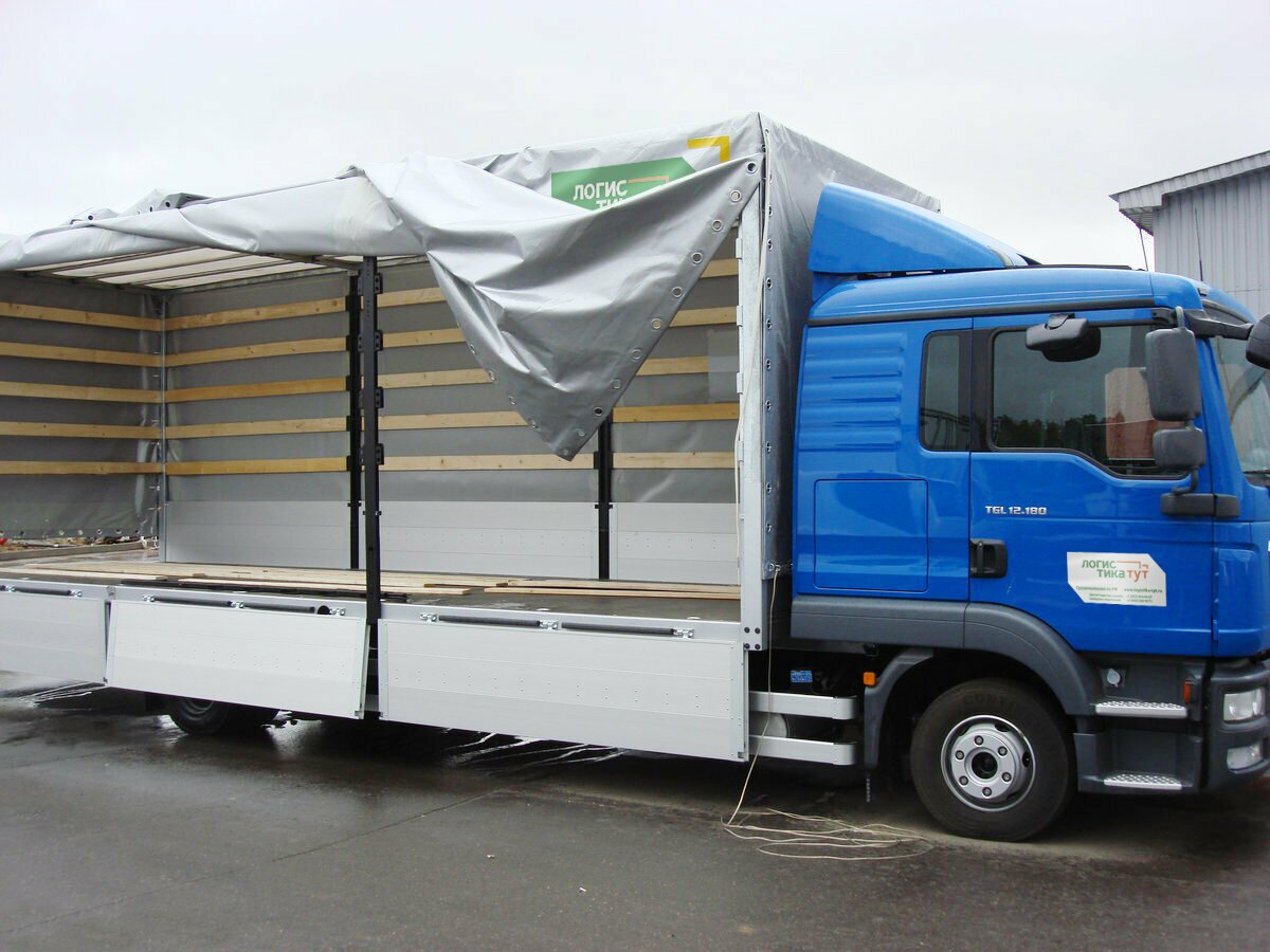 Бортовой man грузовой тент 5 тон