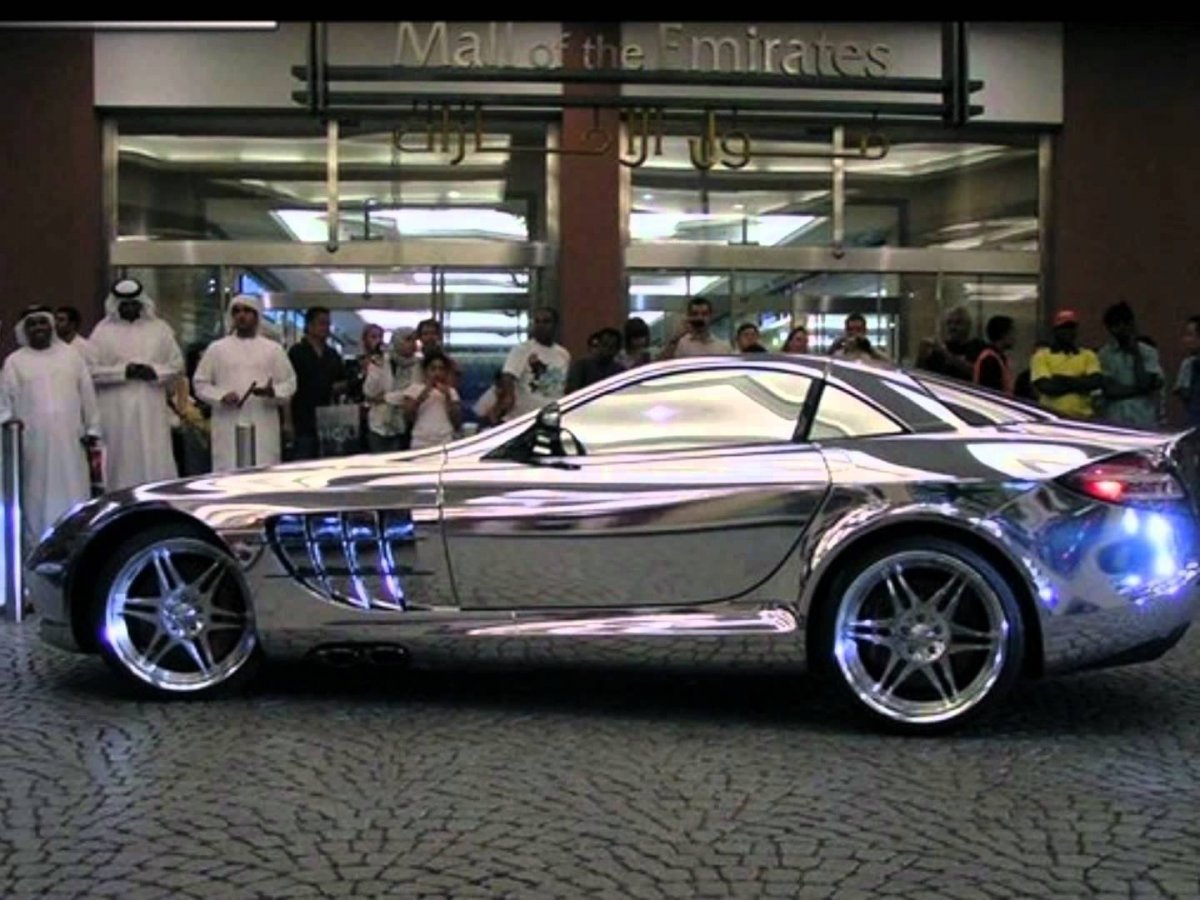 Mercedes-Benz SLR MCLAREN v10 Quad-Turbo Brabus White Gold