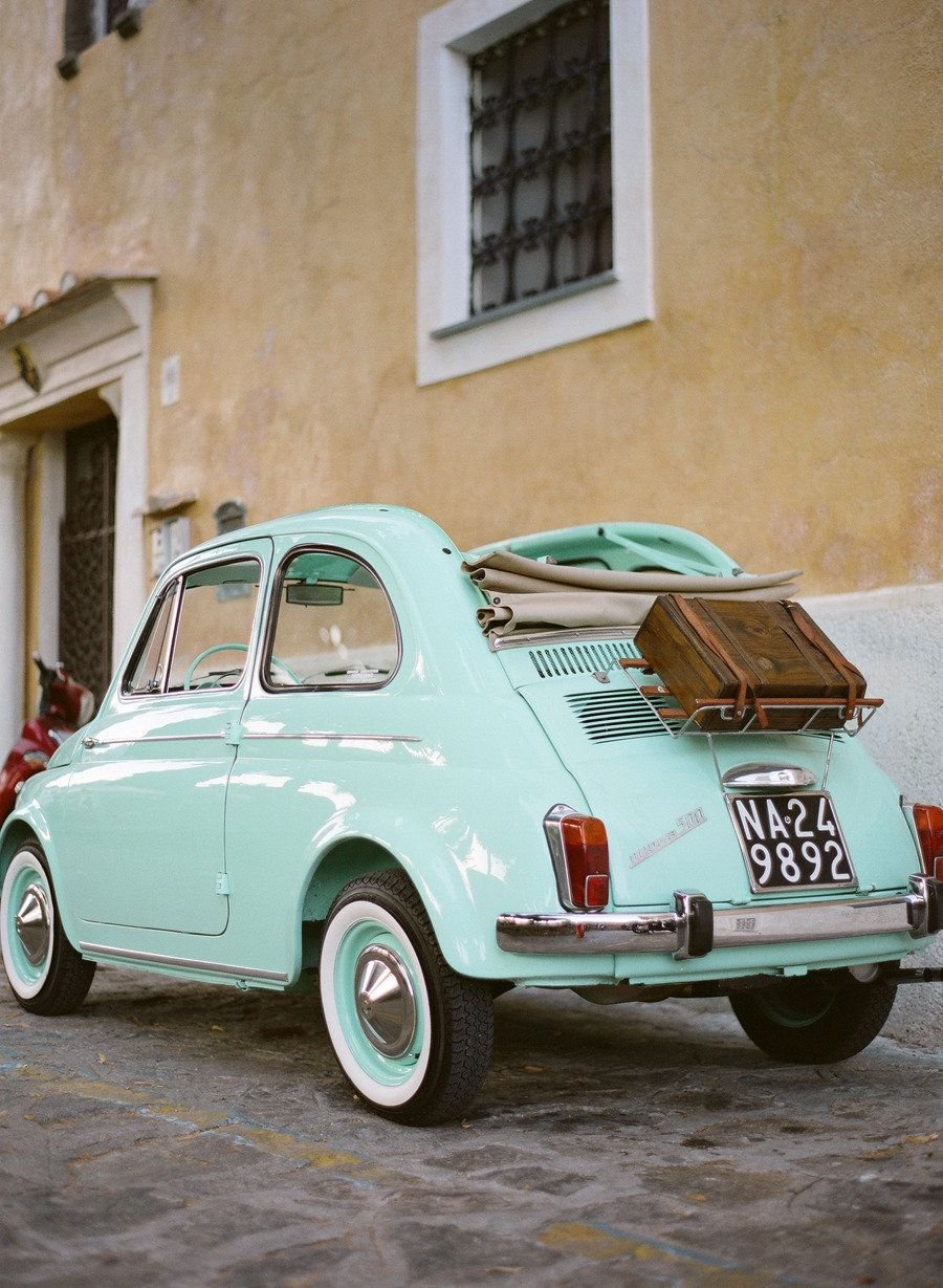 Fiat 500 кабрио ретро