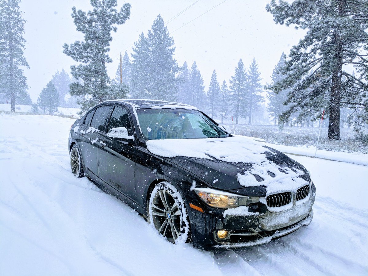 BMW f30 зима