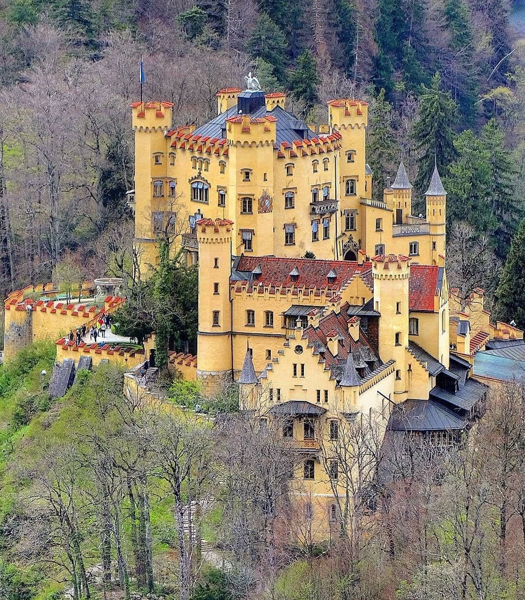 Хоэншвангау Германия Бавария