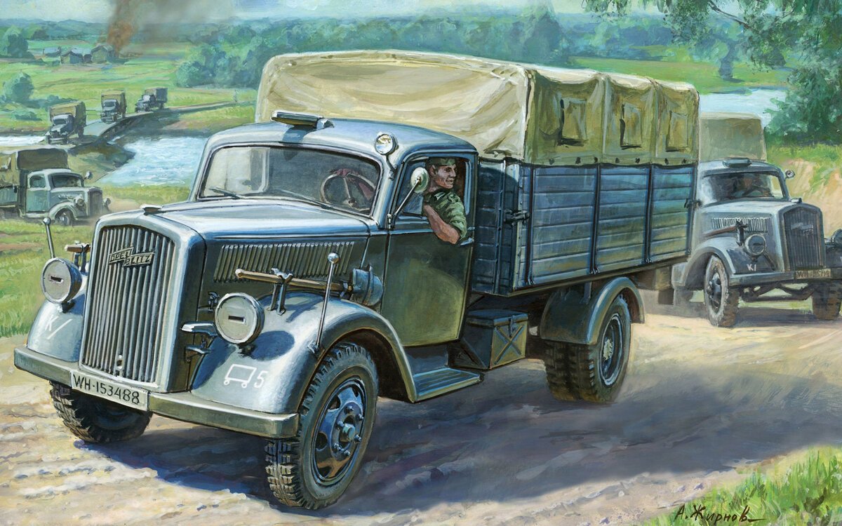 Опель-блиц грузовик вермахта