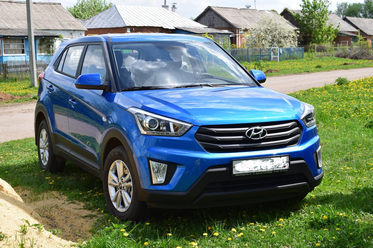 Hyundai Creta синий