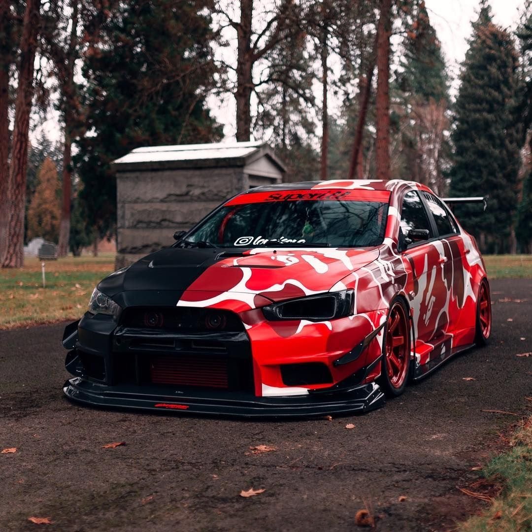 Mitsubishi Lancer Evolution 10 камуфляж