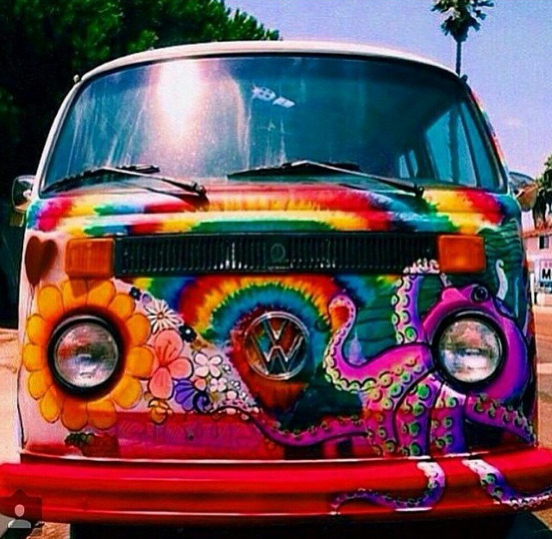 Volkswagen Minivan 1970 хиппи